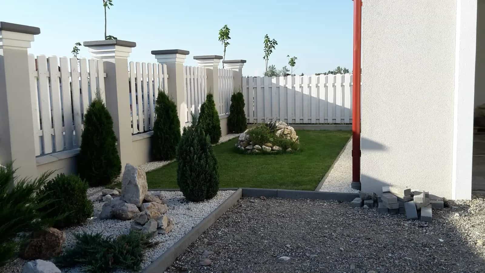 Gepflasterter Bereich